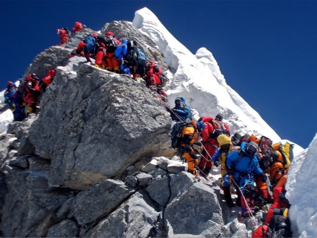Everest Traffic jam